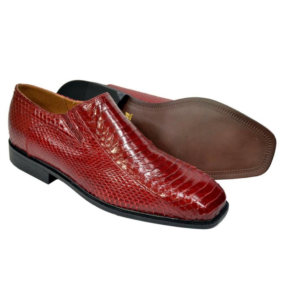 Giorgio Brutini Men's 15521 Slip-On Loafer, Red, 10 (NEW)